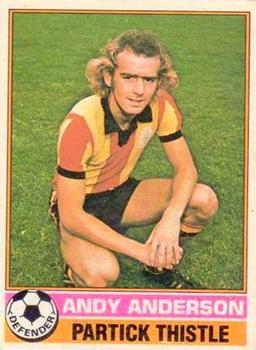 1977-78 Topps Footballers (Scottish, Yellow backs) #7 Andy Anderson Front