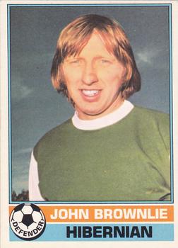1977-78 Topps Footballers (Scottish, Yellow backs) #19 John Brownlie Front