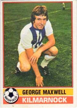 1977-78 Topps Footballers (Scottish, Yellow backs) #72 George Maxwell Front