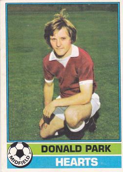 1977-78 Topps Footballers (Scottish, Yellow backs) #78 Donald Park Front