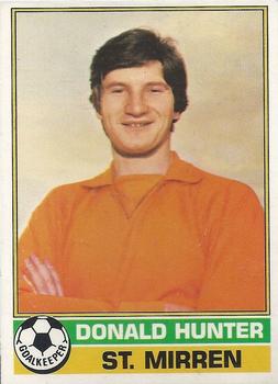 1977-78 Topps Footballers (Scottish, Yellow backs) #79 Donald Hunter Front