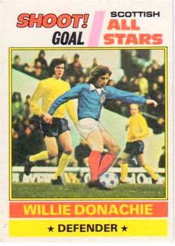 1977-78 Topps Footballers (Scottish, Yellow backs) #116 Willie Donachie Front