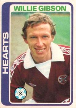 1979-80 Topps Footballers (Scottish, Red backs) #20 Willie Gibson Front
