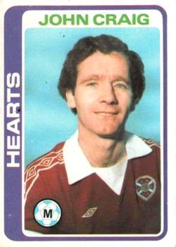 1979-80 Topps Footballers (Scottish, Red backs) #66 John Craig Front