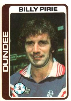 1979-80 Topps Footballers (Scottish, Red backs) #75 Billy Pirie Front