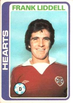 1979-80 Topps Footballers (Scottish, Red backs) #78 Frank Liddell Front