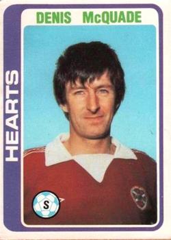 1979-80 Topps Footballers (Scottish, Red backs) #95 Denis McQuade Front