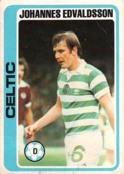 1979-80 Topps Footballers (Scottish, Red backs) #98 Johannes Edvaldsson Front