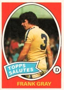 1979-80 Topps Footballers (Scottish, Red backs) #124 Frank Gray Front