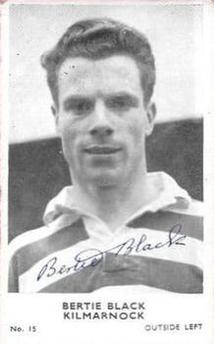 1962-63 A&BC Footballers (Scottish) #15 Bertie Black Front
