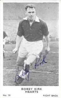 1962-63 A&BC Footballers (Scottish) #30 Bobby Kirk Front