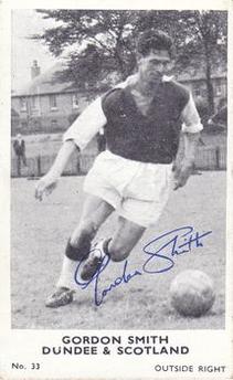 1962-63 A&BC Footballers (Scottish) #33 Gordon Smith Front