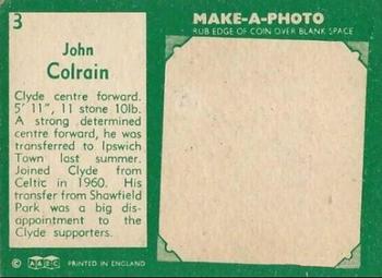 1963-64 A&BC Footballers (Scottish) #3 John Colrain Back