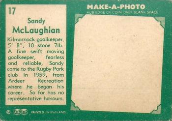1963-64 A&BC Footballers (Scottish) #17 Sandy McLaughlan Back