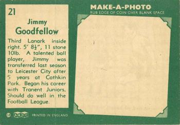 1963-64 A&BC Footballers (Scottish) #21 Jimmy Goodfellow Back