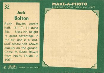 1963-64 A&BC Footballers (Scottish) #32 Jack Bolton Back