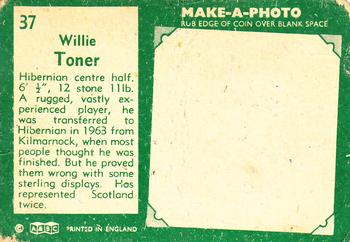 1963-64 A&BC Footballers (Scottish) #37 Willie Toner Back