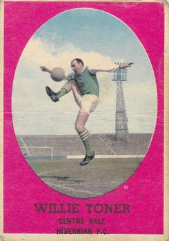 1963-64 A&BC Footballers (Scottish) #37 Willie Toner Front