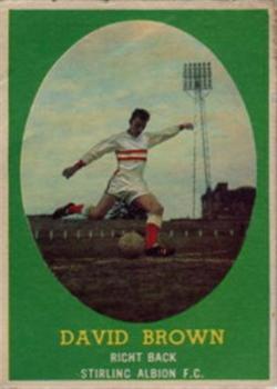 1963-64 A&BC Footballers (Scottish) #40 David Brown Front