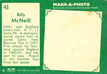 1963-64 A&BC Footballers (Scottish) #43 Billy McNeill Back