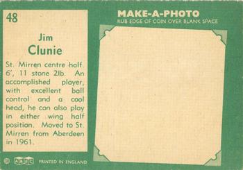 1963-64 A&BC Footballers (Scottish) #48 Jim Clunie Back
