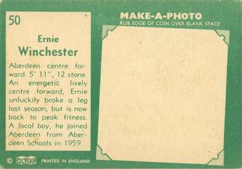 1963-64 A&BC Footballers (Scottish) #50 Ernie Winchester Back