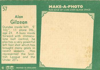 1963-64 A&BC Footballers (Scottish) #57 Alan Gilzean Back