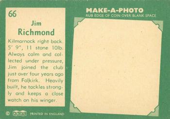 1963-64 A&BC Footballers (Scottish) #66 Jim Richmond Back