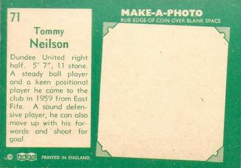 1963-64 A&BC Footballers (Scottish) #71 Tommy Neilson Back