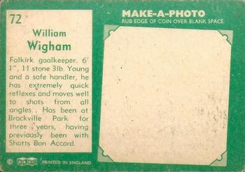 1963-64 A&BC Footballers (Scottish) #72 William Whigham Back