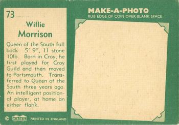 1963-64 A&BC Footballers (Scottish) #73 Willie Morrison Back