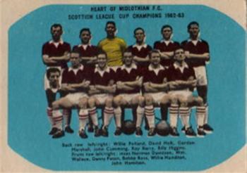 1963-64 A&BC Footballers (Scottish) #81 Heart of Midlothian Team Group Front