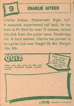 1964-65 A&BC Footballers (Scottish, Green backs) #9 Charlie Aitken Back