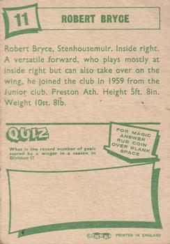 1964-65 A&BC Footballers (Scottish, Green backs) #11 Robert Bryce Back