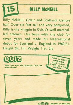 1964-65 A&BC Footballers (Scottish, Green backs) #15 Billy McNeill Back