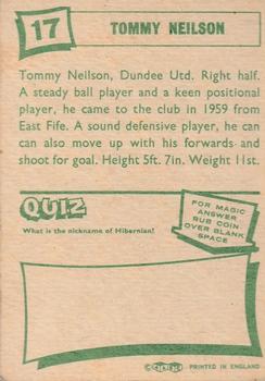 1964-65 A&BC Footballers (Scottish, Green backs) #17 Tommy Neilson Back