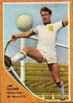 1964-65 A&BC Footballers (Scottish, Green backs) #71 Jim Clunie Front