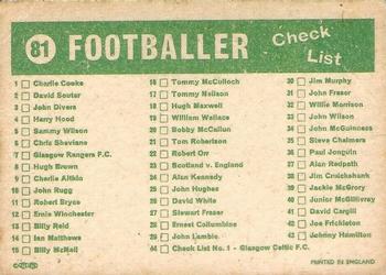 1964-65 A&BC Footballers (Scottish, Green backs) #81 Dundee Team Group Back