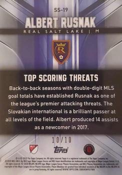 2020 Topps MLS - Superstars Red #SS-19 Albert Rusnak Back