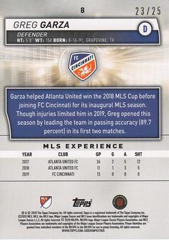 2020 Topps MLS - Orange #8 Greg Garza Back