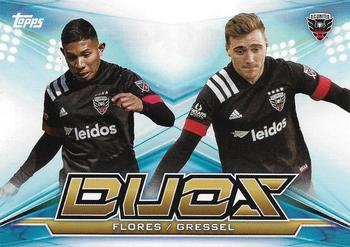 2020 Topps MLS - Duos #MD-9 Edison Flores / Julian Gressel Front