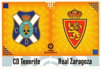 2020-21 Panini LaLiga Santander Este Stickers - LaLiga SmartBank Shields #11 Escudos - CD Tenerife / Real Zaragoza Front