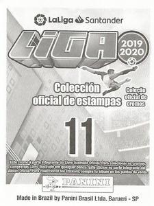 2019-20 Panini LaLiga Santander Stickers (Brazil) #11 Marcos Llorente Back