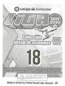 2019-20 Panini LaLiga Santander Stickers (Brazil) #18 Alvaro Morata Back