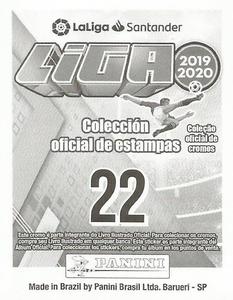 2019-20 Panini LaLiga Santander Stickers (Brazil) #22 Diego Pablo Simeone Back