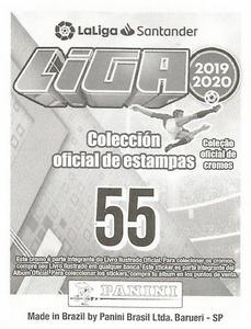 2019-20 Panini LaLiga Santander Stickers (Brazil) #55 Ousmane Dembele Back