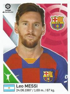 2019-20 Panini LaLiga Santander Stickers (Brazil) #56 Leo Messi Front