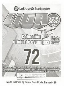 2019-20 Panini LaLiga Santander Stickers (Brazil) #72 Arturo Vidal Back