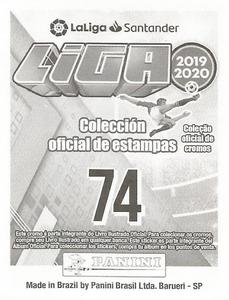 2019-20 Panini LaLiga Santander Stickers (Brazil) #74 Luis Suarez Back