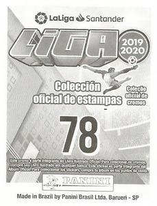 2019-20 Panini LaLiga Santander Stickers (Brazil) #78 Thibaut Courtois Back